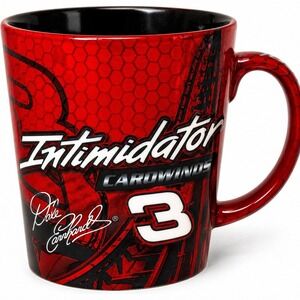 Dale Earnhardt Sr #3 Intimidator Mug NASCAR Cedar Fair 2010 Red